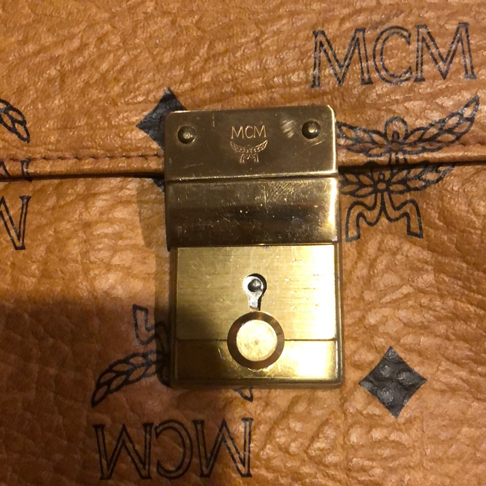 Authentic Leather MCM Brief Case/Document Holder! - Picture 9 of 14